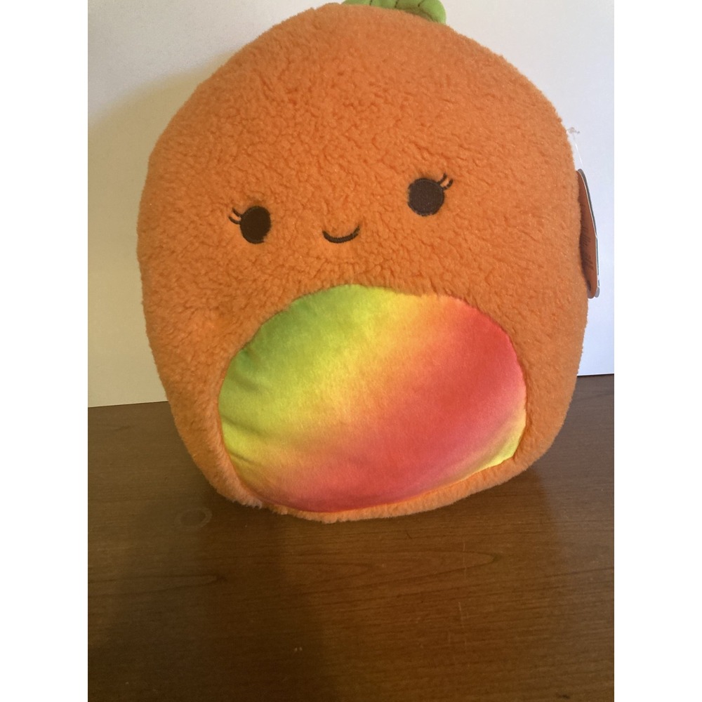 Squishmallows 12" Louie Mango Fuzz-A-Mallows Orange Plush NWT